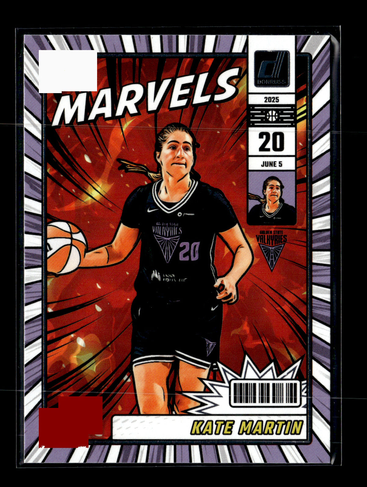 2025 Donruss WNBA Kate Martin #12 Net Marvels Golden State Valkyries