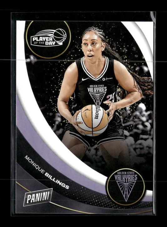 2025 Panini WNBA Player of the Day Monique Billings #48 Golden State Valkyries