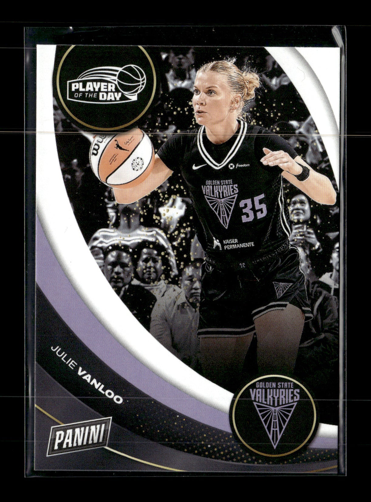 2025 Panini WNBA Player of the Day Julie Vanloo #46 Golden State Valkyries