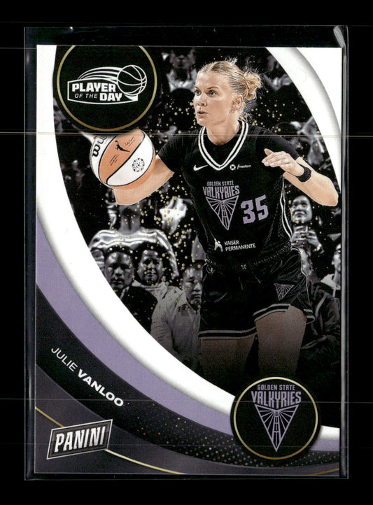 2025 Panini WNBA Player of the Day Julie Vanloo #46 Golden State Valkyries