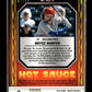 2022 Panini Mosaic Bryce Harper #HS-3 Hot Sauce Reactive Orange Mosaic #/99 Philadelphia Phillies