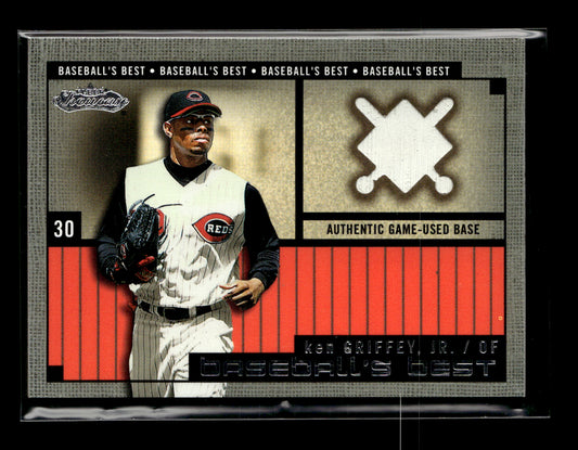 2002 Fleer Showcase Ken Griffey Jr. #NNO Baseball's Best Memorabilia Cincinnati Reds