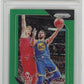 2018-19 Panini Prizm Stephen Curry #222 Prizms Green PSA 10 Golden State Warriors