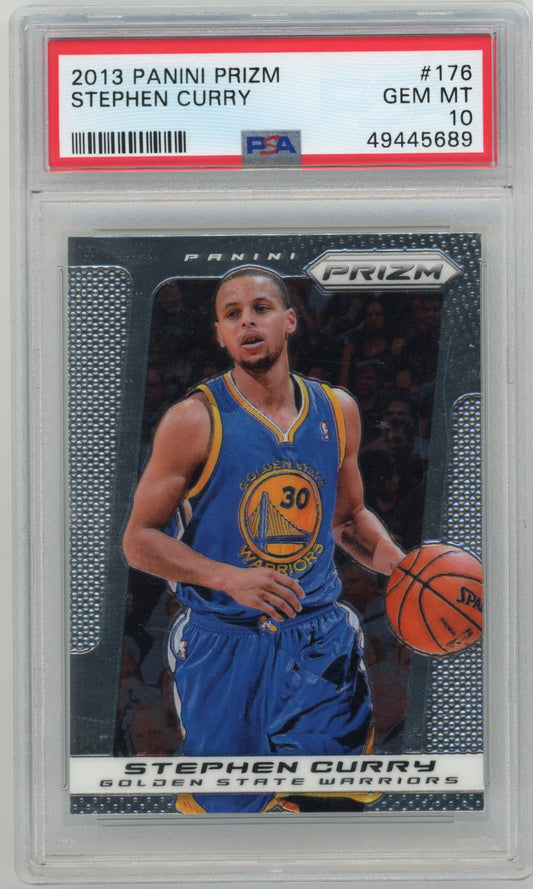 2013-14 Panini Prizm Stephen Curry #176 PSA 10 Golden State Warriors