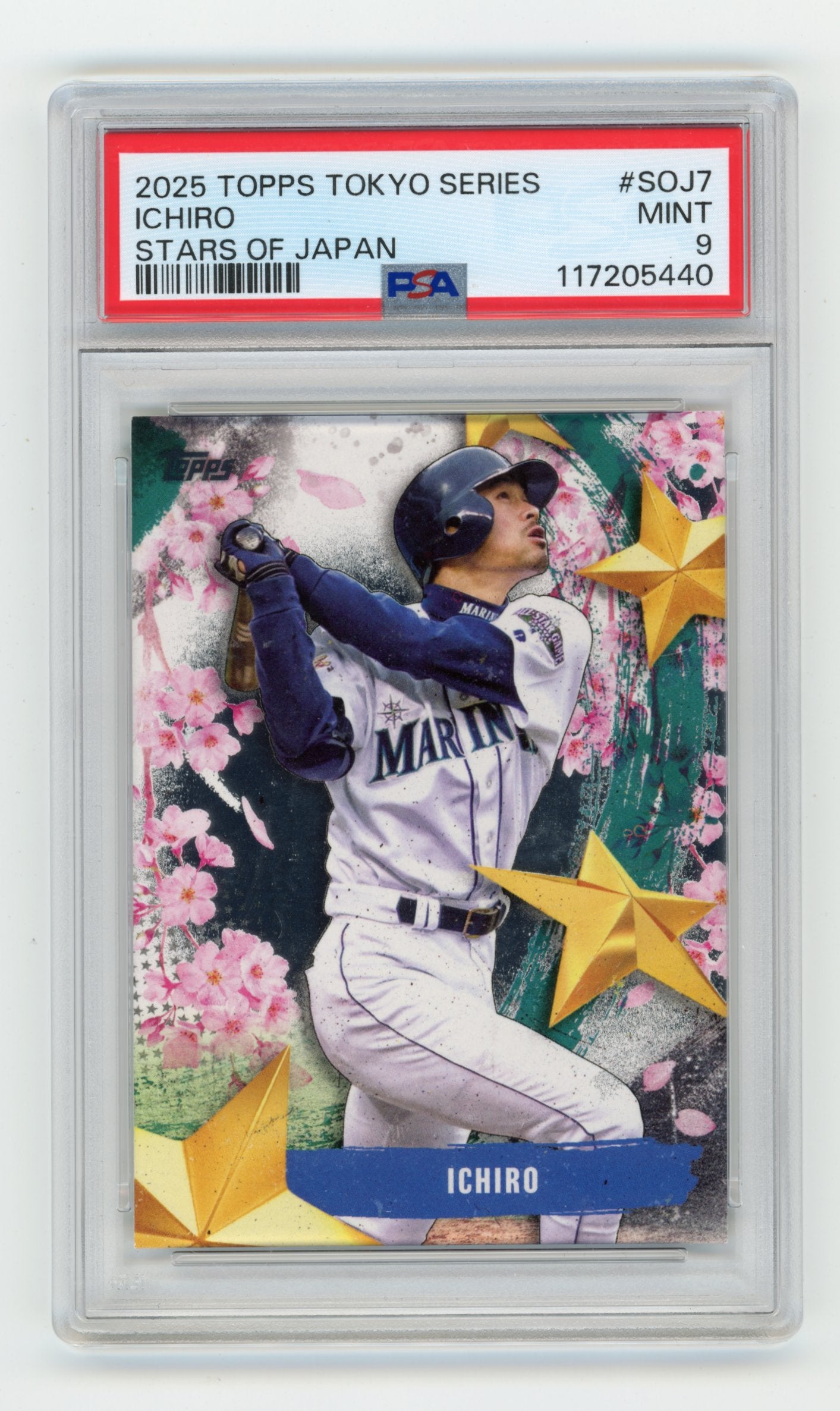 2025 Topps Ichiro #SOJ-7 Stars of Japan PSA 9 Seattle Mariners