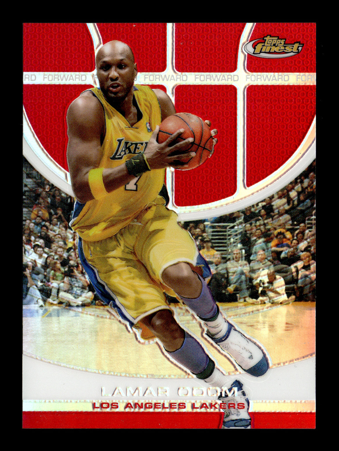 2005-06 Finest Lamar Odom #46 Refractors Red #/169 Los Angeles Lakers