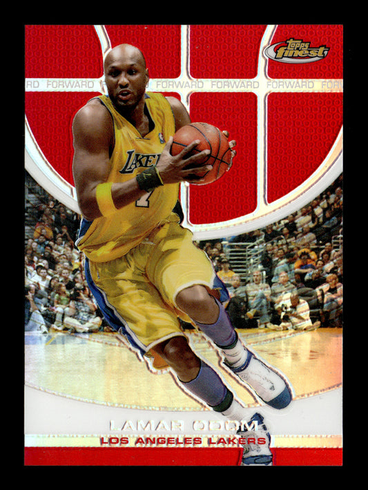 2005-06 Finest Lamar Odom #46 Refractors Red #/169 Los Angeles Lakers