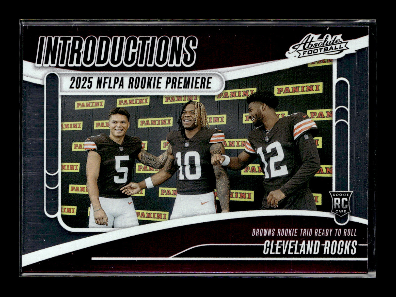 2025 Panini Absolute Cleveland Rocks #I-QJS Introductions Cleveland Browns