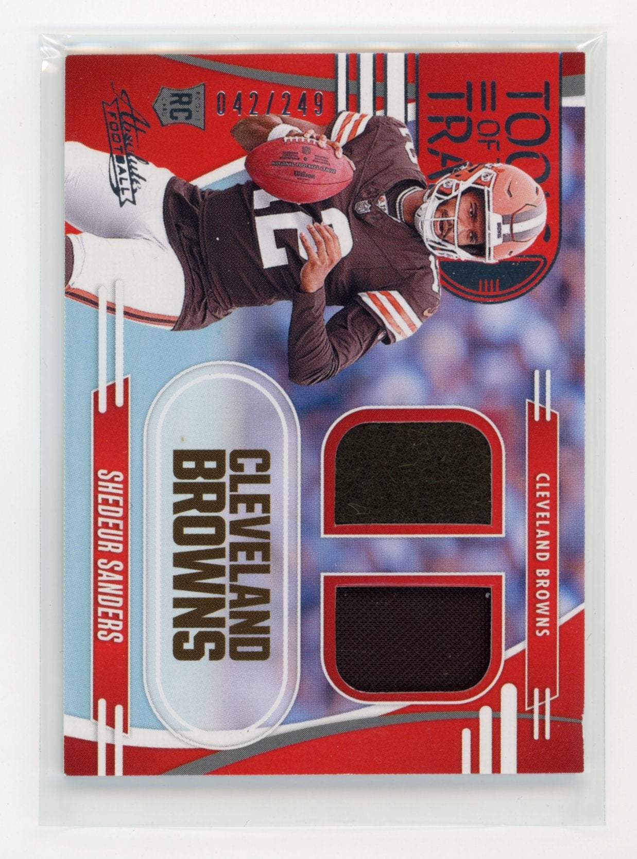 2025 Panini Absolute Shedeur Sanders #TTD-SSI Tools of the Trade Double #/249 Cleveland Browns