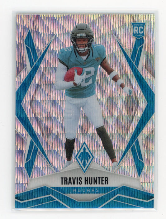 2025 Panini Phoenix Travis Hunter #157 Wave Prizm #/199 Jacksonville Jaguars