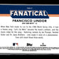 2025 Topps Chrome - Fanatical Orange Refractors Francisco Lindor #FAN-9 #/25 New York Mets