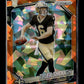 2025 Panini Prizm Tyler Shough #327 Orange Cracked Ice Rookie New Orleans Saints