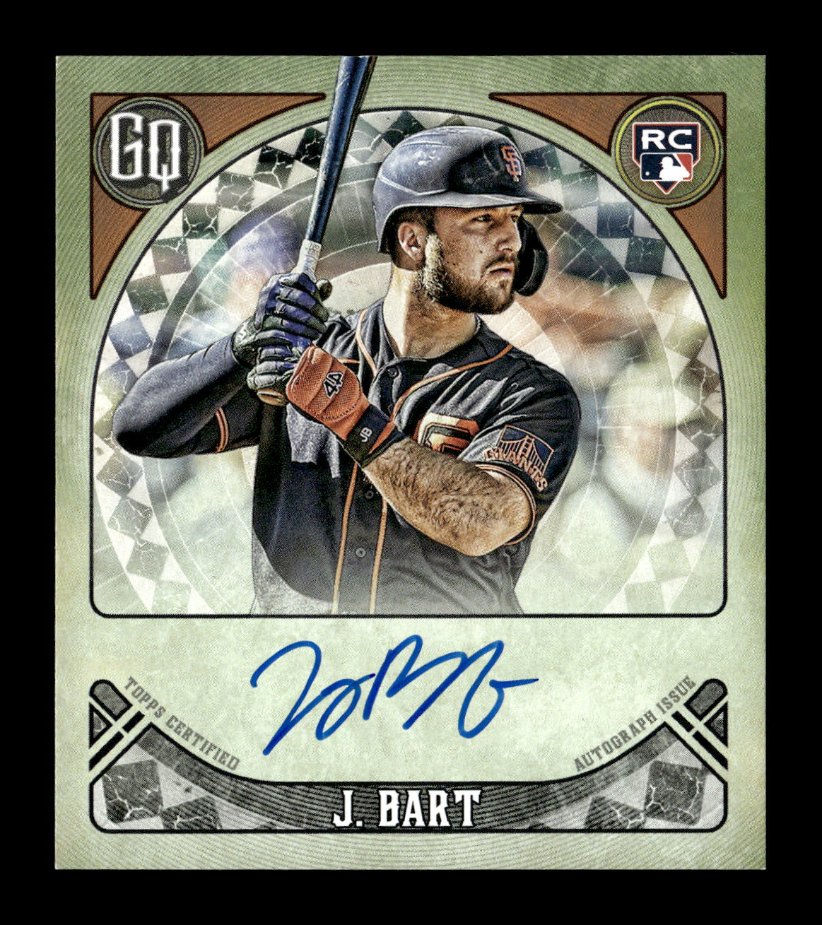 2021 Topps Gypsy Queen Joey Bart #MRA-JB Rookie Minis Autographs #/99 San Francisco Giants