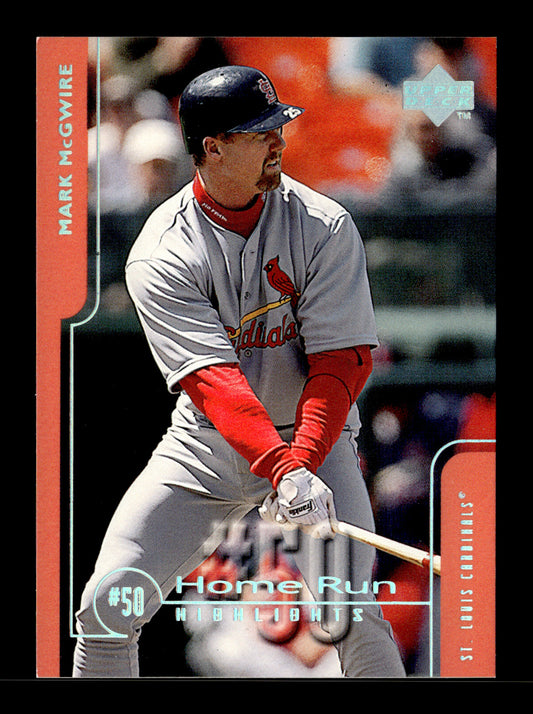 1999 Upper Deck Challengers for 70 Mark McGwire #50 Challengers Edition #/600 St. Louis Cardinals