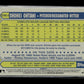 2022 Topps Chrome Shohei Ohtani #87BC-2 1987 Topps Baseball 35th Anniversary Los Angeles Angels