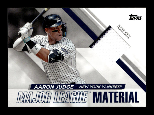 2024 Topps Update Aaron Judge #MLMU-AJ Major League Materials Relics New York Yankees