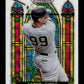 2021 Panini Prizm - Stained Glass White Wave Prizm Aaron Judge #SG-5 New York Yankees