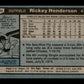 1980 Topps Rickey Henderson #482 Oakland Athletics