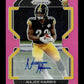 2021 Panini Prizm Najee Harris #343 Rookie Autographs Prizm Pink Pittsburgh Steelers