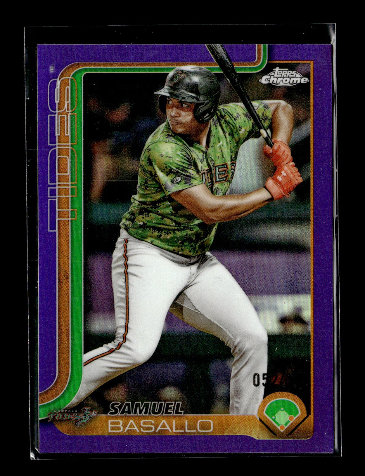 2025 Topps Pro Debut Samuel Basallo #PDC-170 Chrome Norfolk Tides