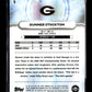 2025 Bowman University Best Gunner Stockton #5 Aqua Lava #/199 Georgia Bulldogs