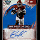 2025 Bowman University Best Braylen Russell #BOA-BR Best Of 2025 Autographs Blue #/150 Arkansas Razorbacks