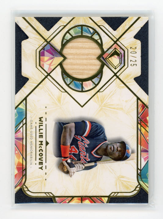 2025 Topps Diamond Icons Willie McCovey #SPR-WMC Single Player Relics #/25 San Francisco Giants