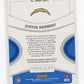 2024 Panini Immaculate Collection Justin Herbert #PAP-JHT Past and Present Materials #/99 Los Angeles Chargers