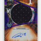 2025 Bowman University Best DeSean Bishop #JRA-DBI Prospect Jumbo Relic Autographs Purple Lava #/75 Tennessee Volunteers