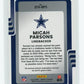 2025 Donruss Micah Parsons #DTH-MPS Donruss Threads Dallas Cowboys