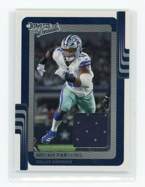 2025 Donruss Micah Parsons #DTH-MPS Donruss Threads Dallas Cowboys