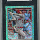 2022 Topps Chrome Shohei Ohtani #1 Aqua Mini-Diamond Refractor #/199 Los Angeles Angels