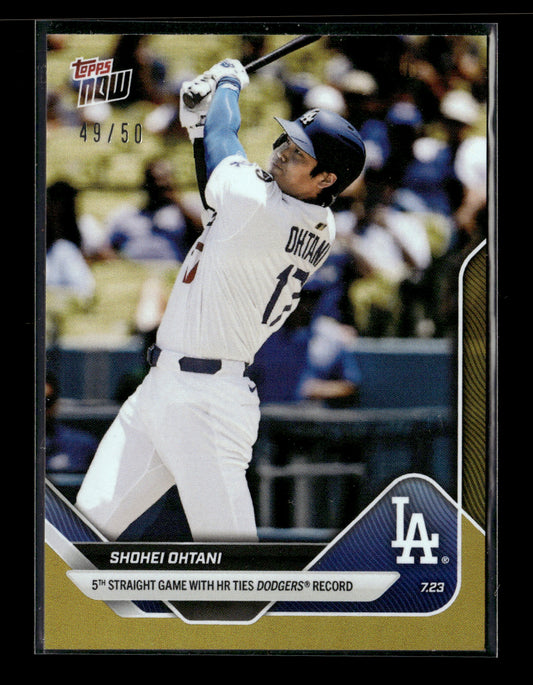2025 Topps Now Shohei Ohtani #456 Los Angeles Dodgers