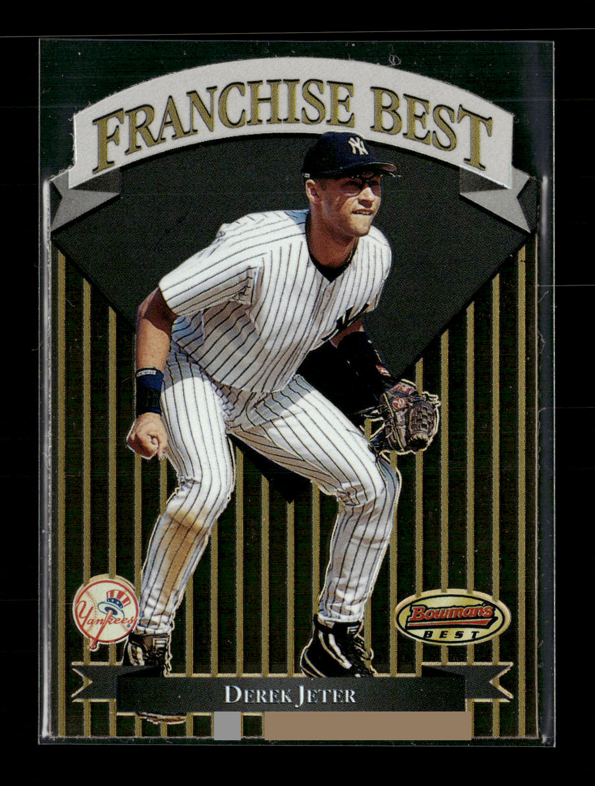 1999 Bowman's Best Derek Jeter #FB6 Franchise Best Mach III #/500 New York Yankees
