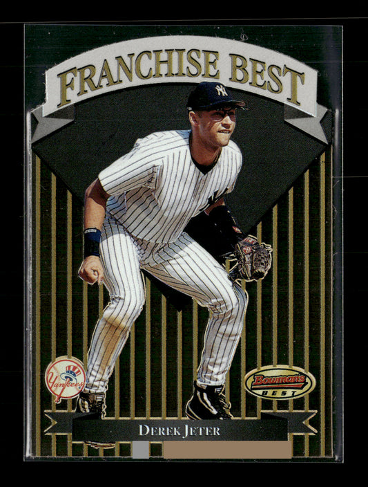 1999 Bowman's Best Derek Jeter #FB6 Franchise Best Mach III #/500 New York Yankees
