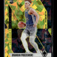 2023-24 Panini Phoenix Brandin Podziemski #7 Fade To Black Phoenix Yellow Ice #/175 Golden State Warriors