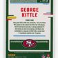 2023 Donruss Optic George Kittle #DT-GK Donruss Threads Blue Hyper San Francisco 49ers