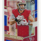 2023 Donruss Optic George Kittle #DT-GK Donruss Threads Blue Hyper San Francisco 49ers