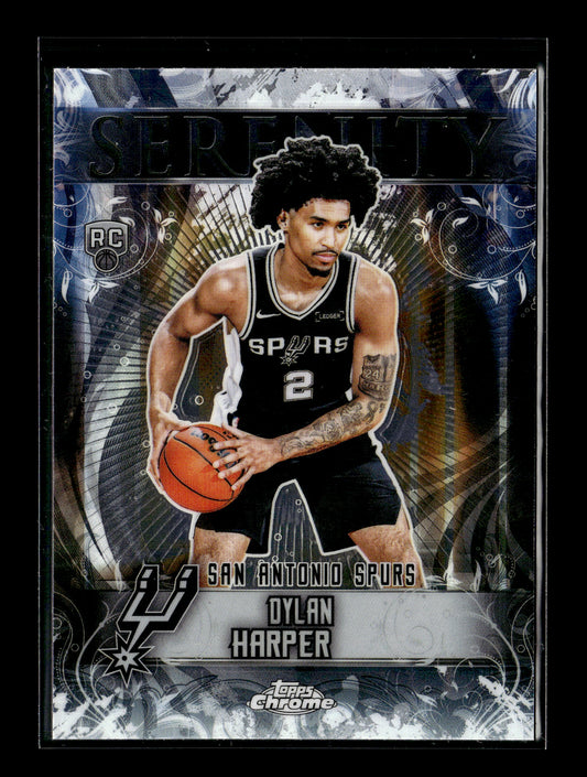 2025-26 Topps Chrome Dylan Harper #SY-12 Serenity San Antonio Spurs