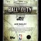2025-26 Topps Chrome Ace Bailey #BD-24 Ball of Duty Refractor Utah Jazz