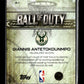 2025-26 Topps Chrome Giannis Antetokounmpo #BD-4 Ball of Duty Purple Refractor #/75 Milwaukee Bucks