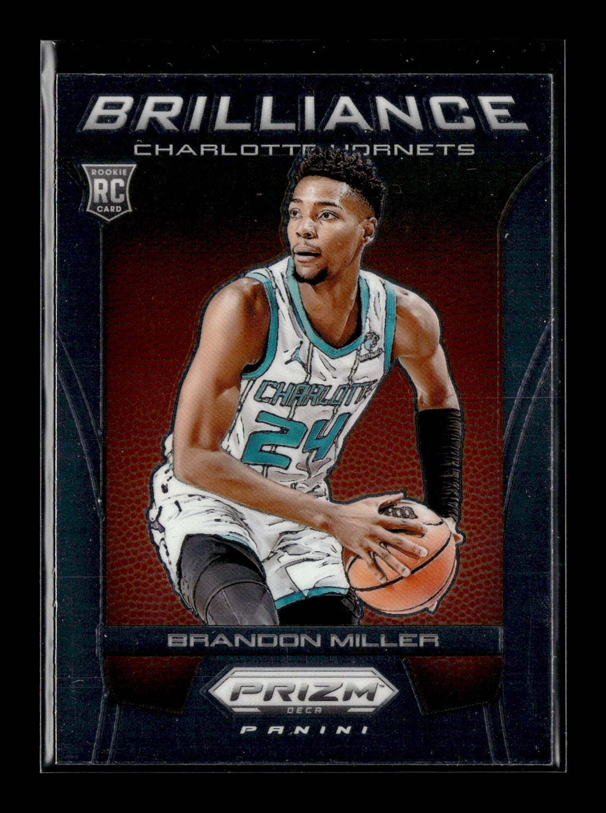 2023-24 Panini Prizm Deca Brandon Miller #1 Brilliance Charlotte Hornets