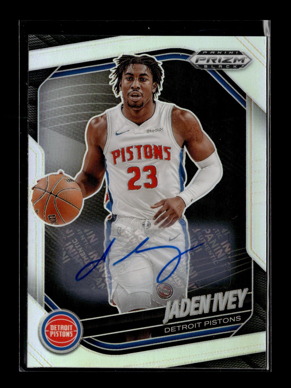 2024-25 Panini Prizm Black Jaden Ivey #69 Detroit Pistons