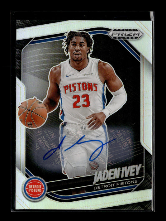 2024-25 Panini Prizm Black Jaden Ivey #69 Detroit Pistons