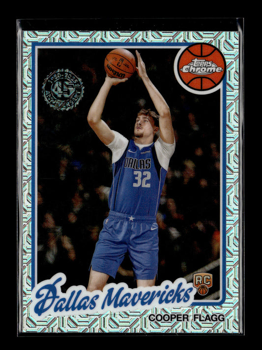 2025-26 Topps Cooper Flagg #TC-CF 1980-81 Topps Chrome Basketball Dallas Mavericks