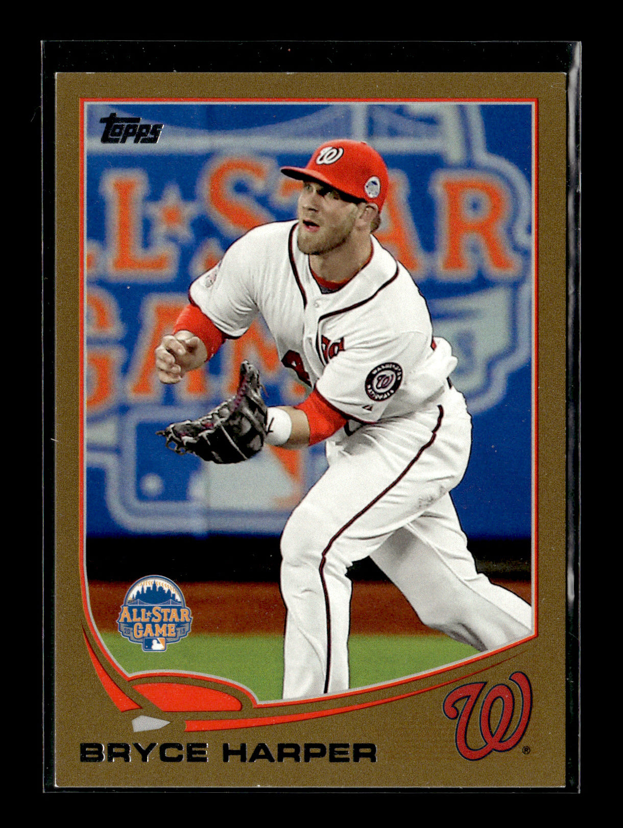 2013 Topps Update Bryce Harper #US180 Gold #/2013 Washington Nationals