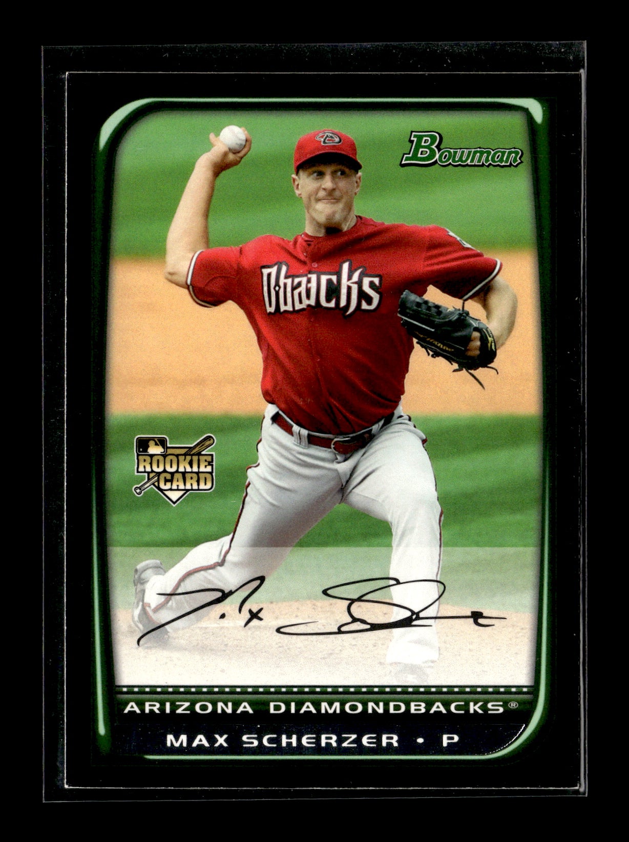 2008 Bowman Draft Picks & Prospects Max Scherzer #BDP33 Arizona Diamondbacks
