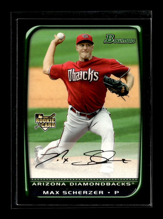 2008 Bowman Draft Picks & Prospects Max Scherzer #BDP33 Arizona Diamondbacks