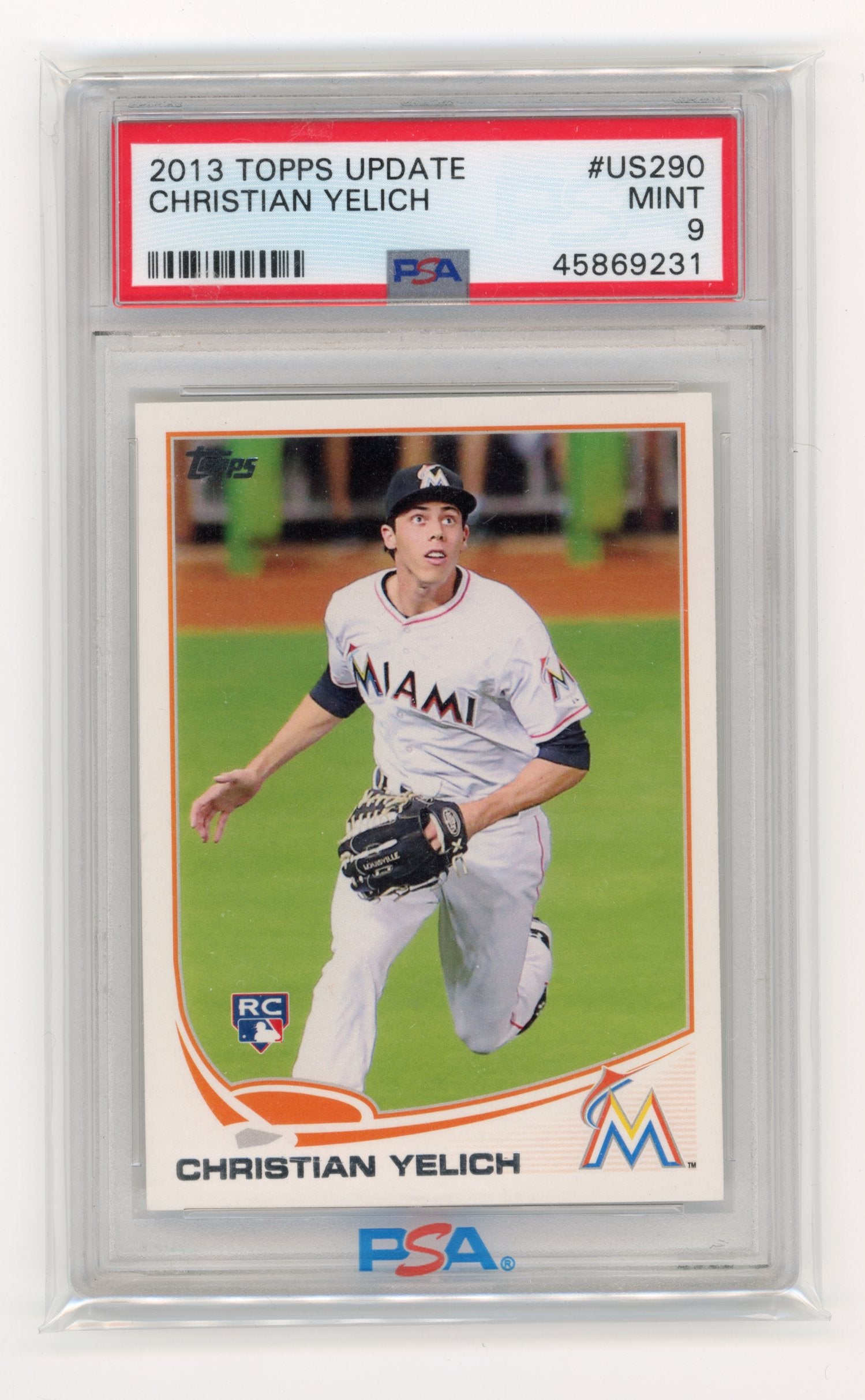 2013 Topps Update Christian Yelich #US290 Miami Marlins