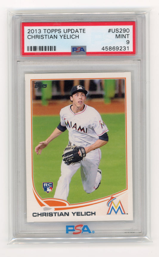 2013 Topps Update Christian Yelich #US290 Miami Marlins